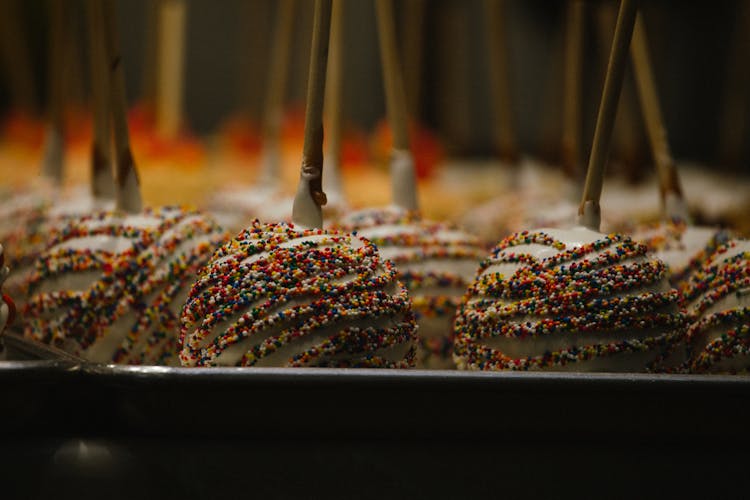 Candy Apples On Sticks