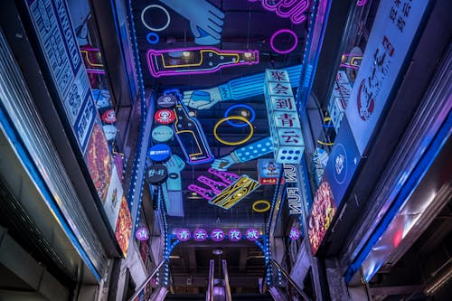 Neon Led Light Signages · Free Stock Photo