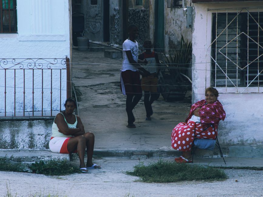 neighbors on residential street