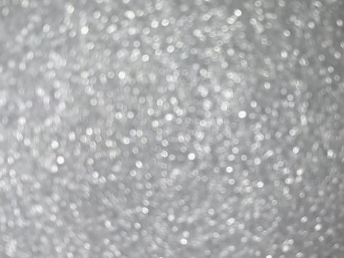 Glittery Circles with a Silver Background
