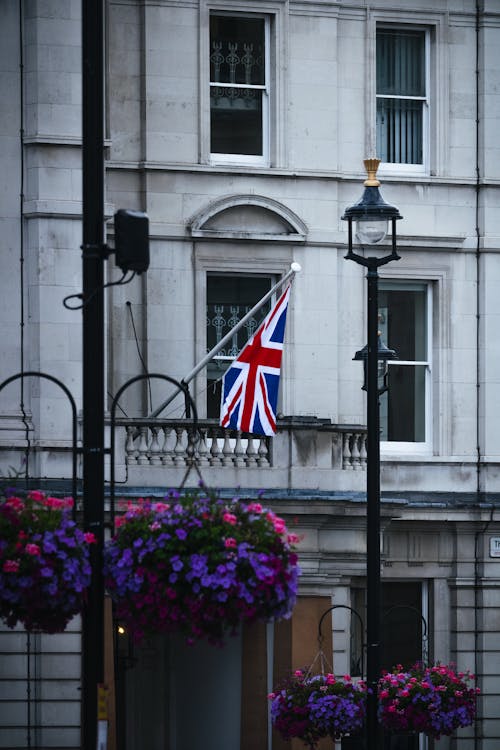 Ingyenes stockfotó brit zászló, függőleges lövés, zászló témában Stockfotó