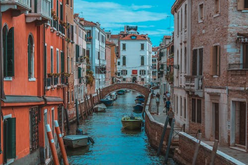 Kostnadsfri bild av byggnader, Italien, kanal