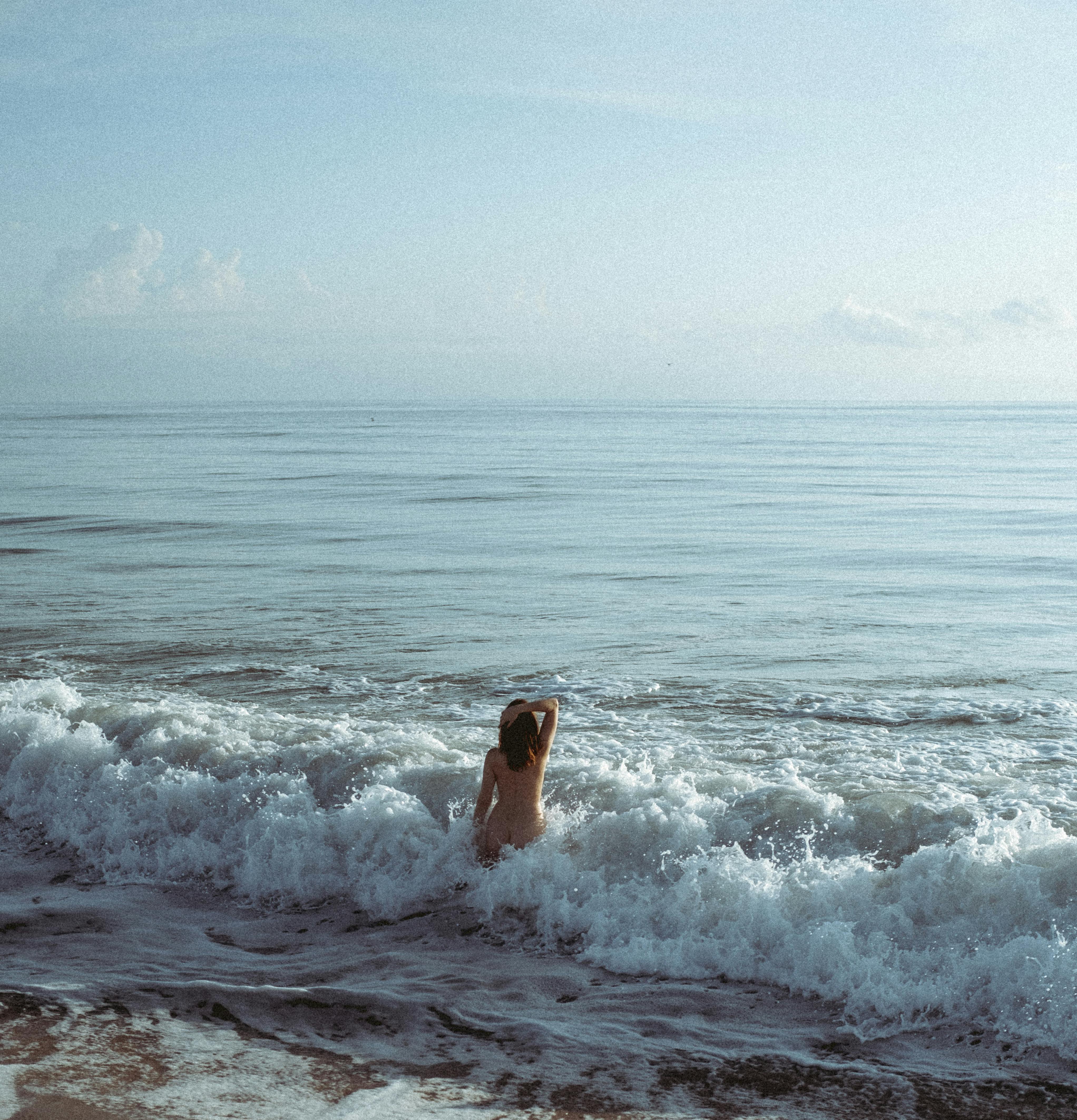 Photo of Naked Woman in Beach · Free Stock Photo