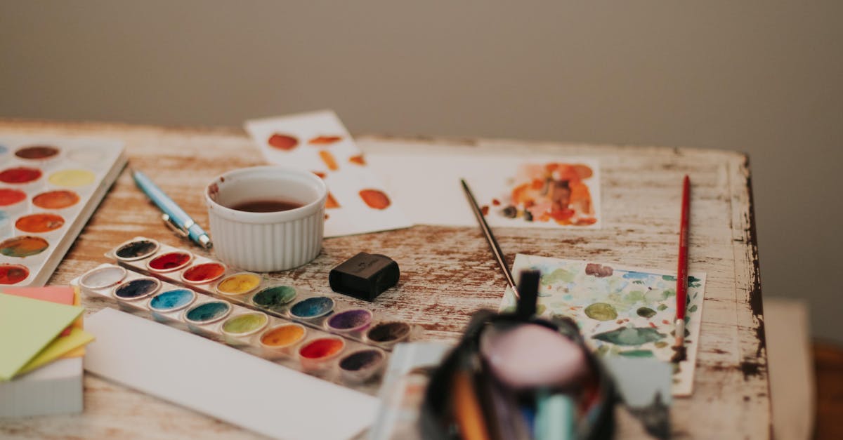 Essential Tools and Supplies for New Artists