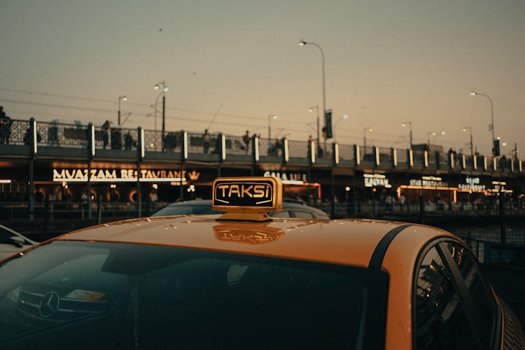 Taxi Near Galata Bridge