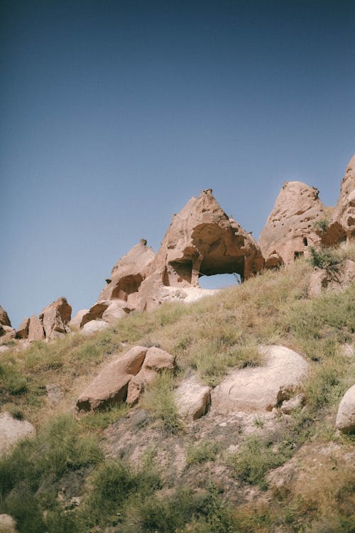 Rock Formations on Hill
