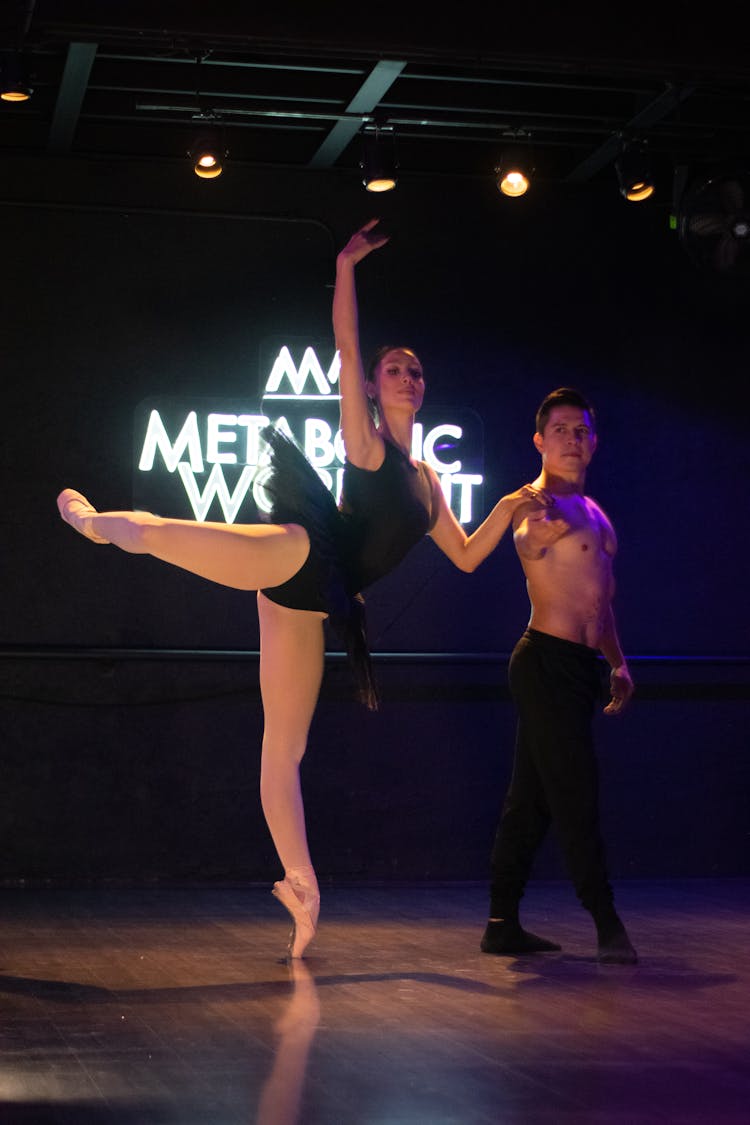 A Man And Woman Dancing Ballet 