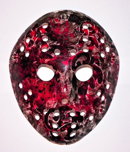 Red Mask with Holes