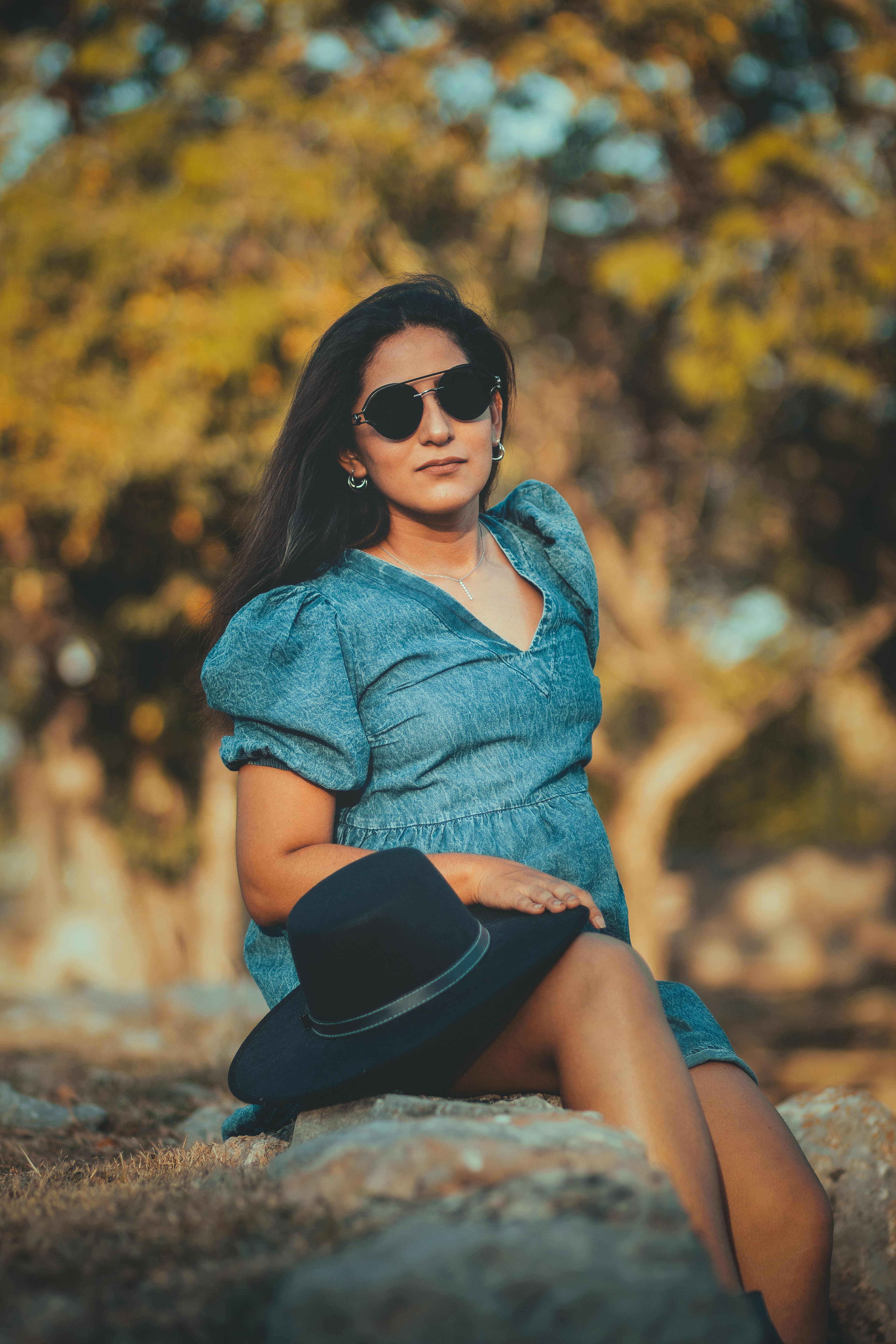 Robe en jean