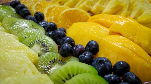 Free stock photo of blueberries, bowl of fruit, colorful