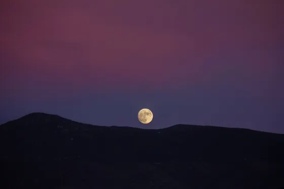 The summit marker on Guadalupe Peak, the highest point in Texas