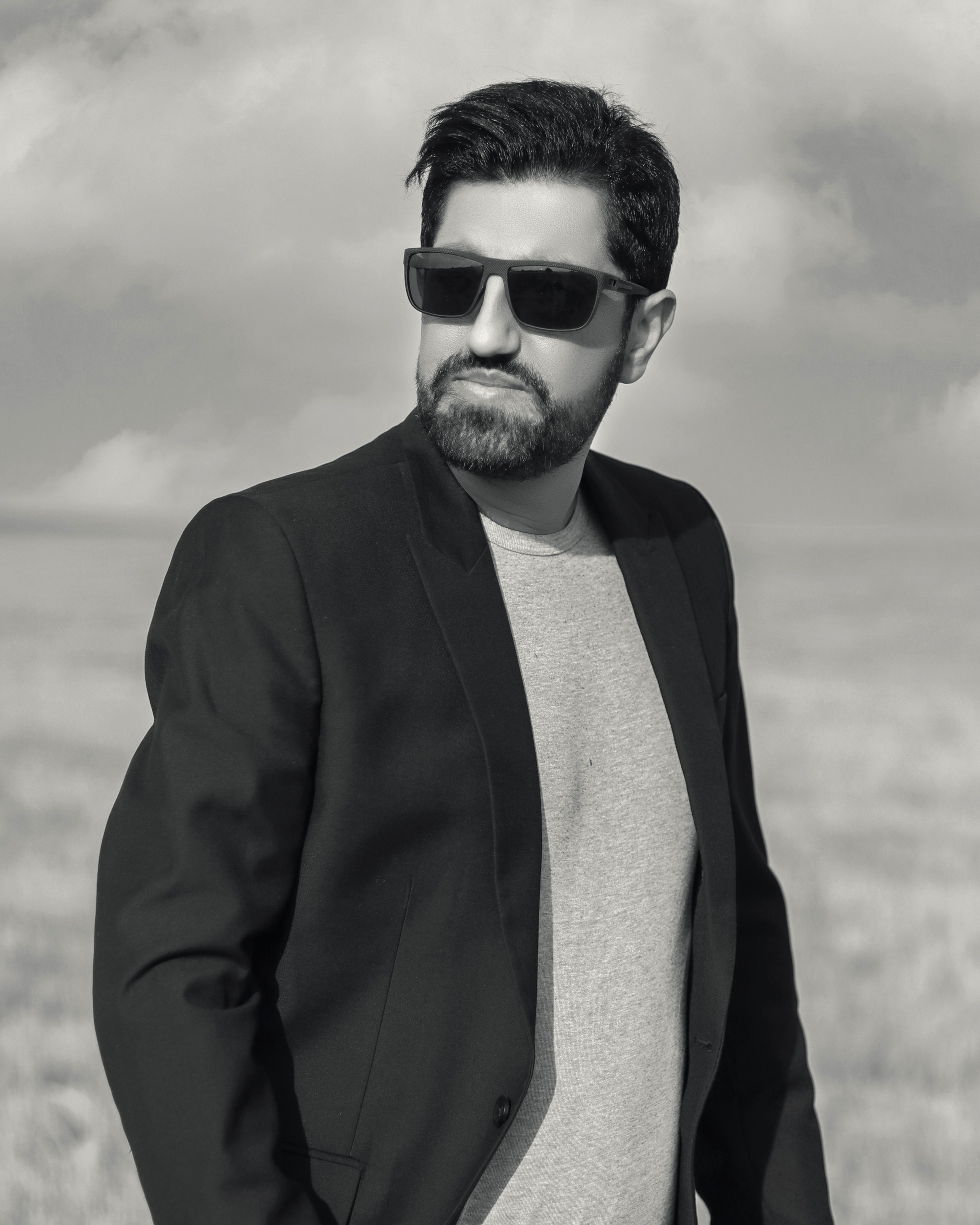 Man in Black Suit Jacket Wearing Black Sunglasses · Free Stock Photo