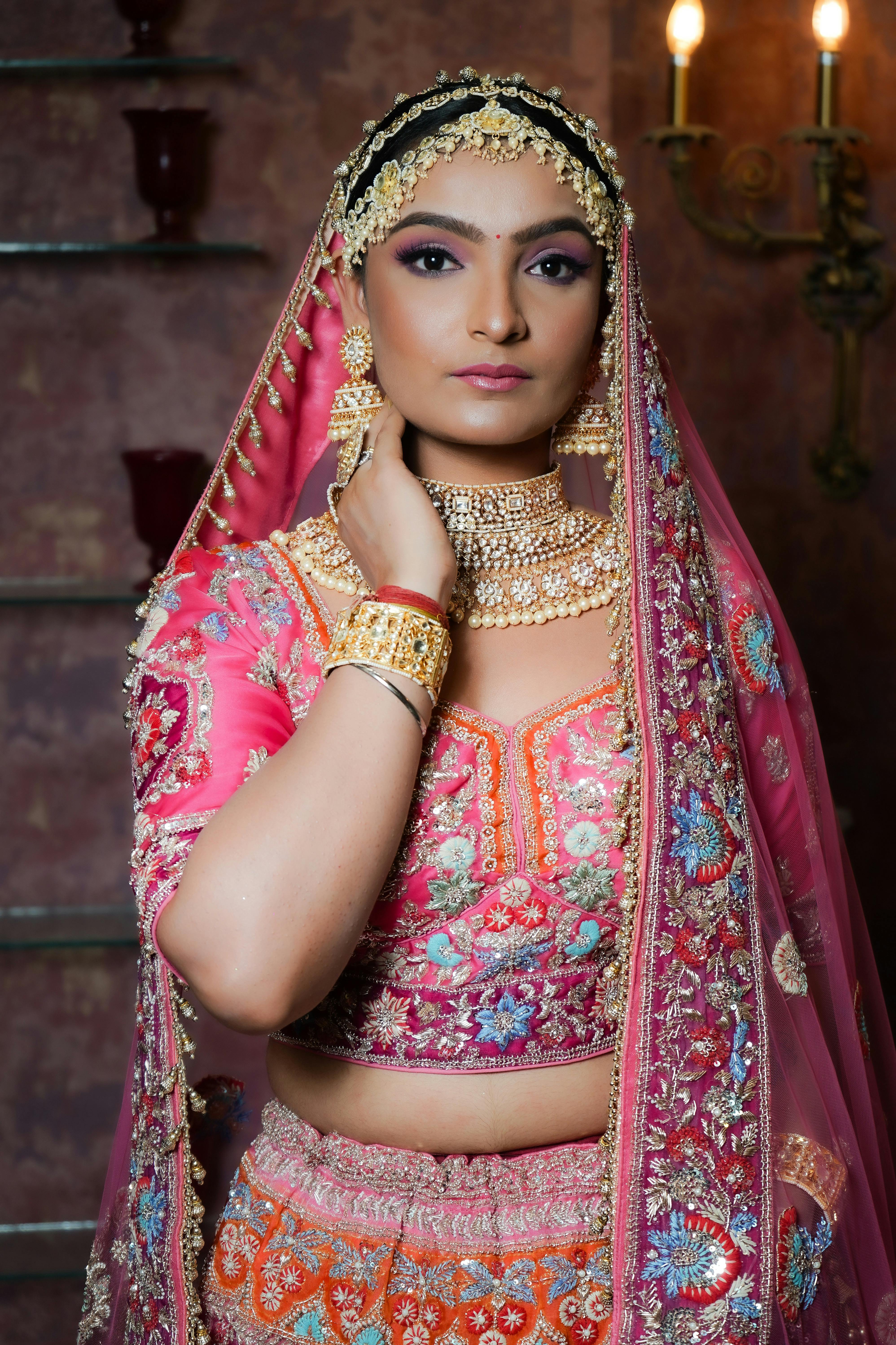 Indian Bride Posing On Wedding Day Stock Photo 1416275780 | Shutterstock