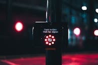 Push Button Electronic Device in Close-up Shot