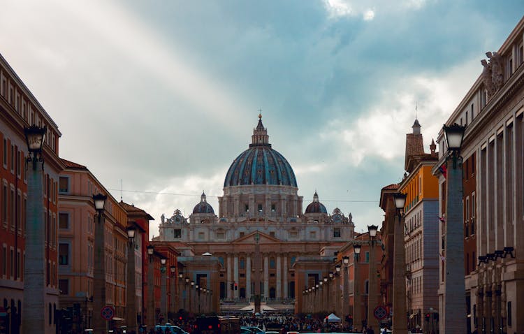 View Of St Peter's Basilica In Vatican