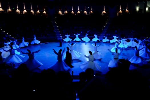 Dancing Dervishes on Stage