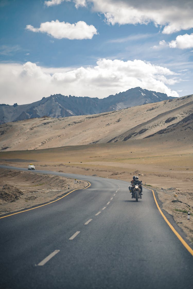 View Of A Road In A Desert