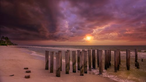 Kostenloses Stock Foto zu abendrot, bedeckt, bewölkt