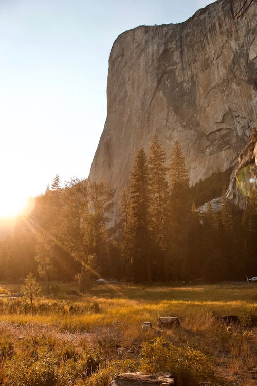 Photos gratuites de formation géologique, lumière du soleil, montagne rocheuse