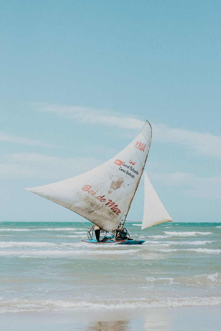 Sailing On Sea Shore