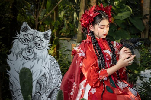 亞洲女人, 傳統文化, 傳統服裝 的 免費圖庫相片