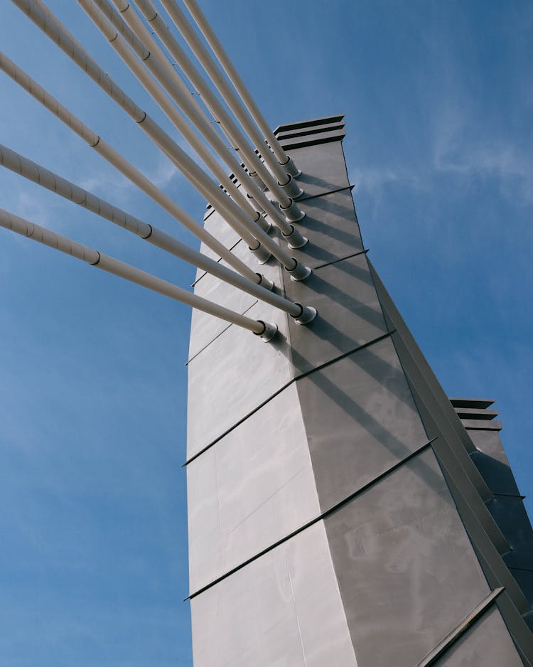 Modern Construction Against Blue Sky