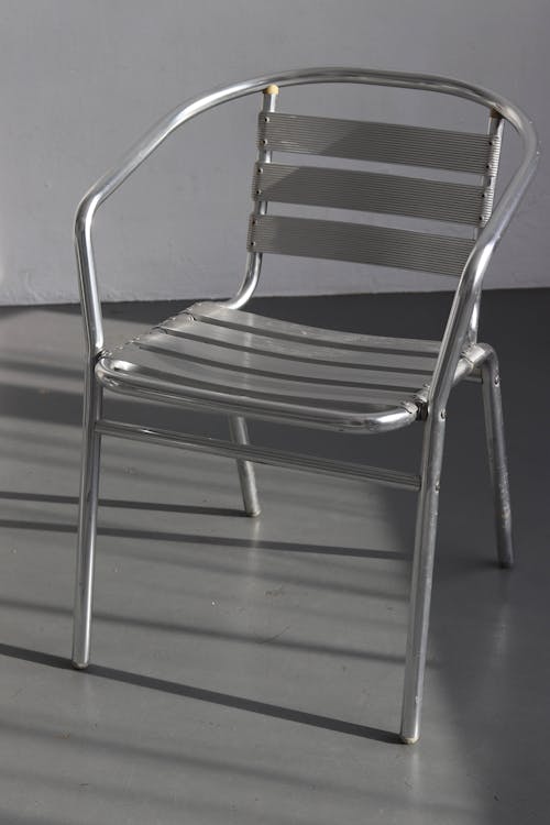 Photos gratuites de chaise en aluminium, fermer, minimaliste