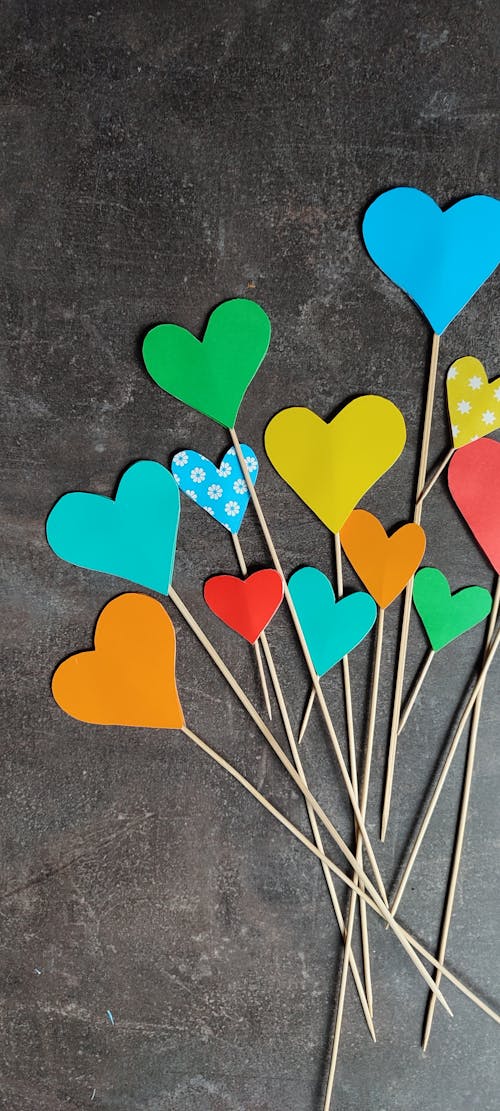 Free Photograph of Heart Shaped Cutouts Stock Photo