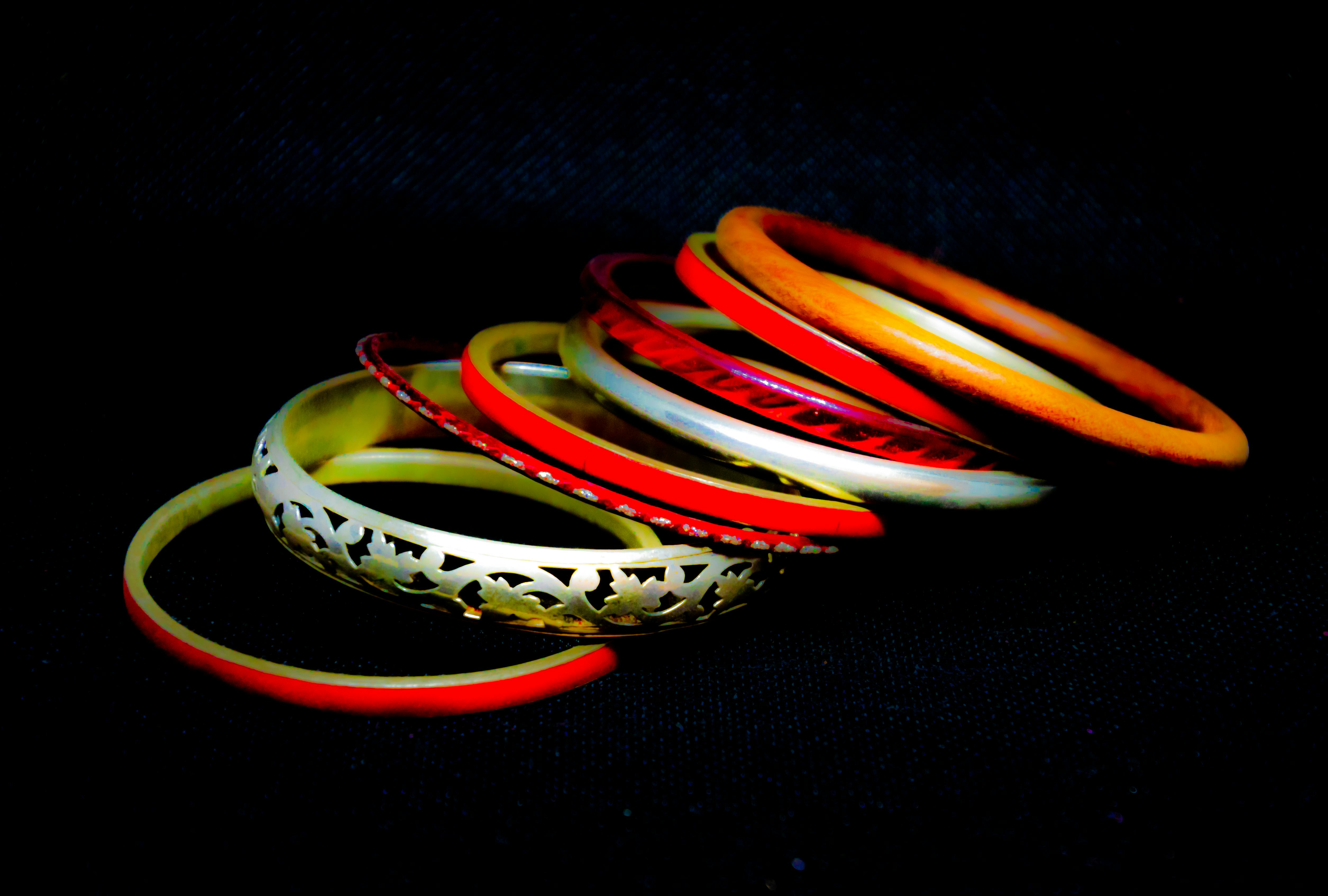 Free stock photo of bangles, collection, fashion