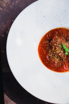 Puerto Rican Style Crabs In Tomato-based Sauce