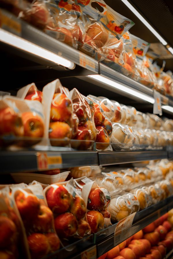 Grocery Stores 3 Grocery store for sale - fresh produce on supermarket shelves
