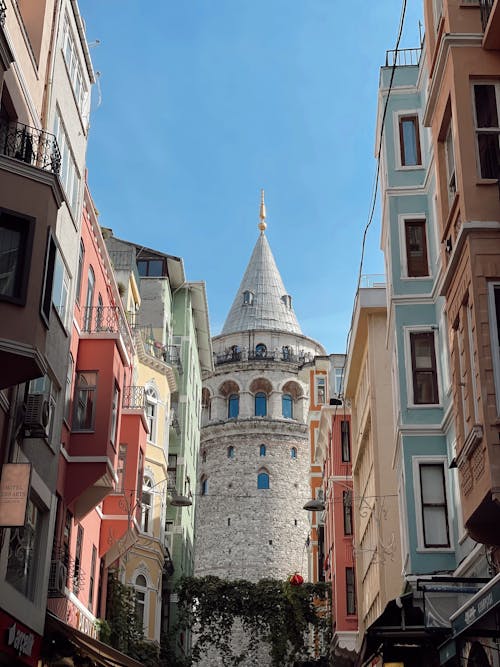 Kostenloses Stock Foto zu galataturm, gebäude, istanbul