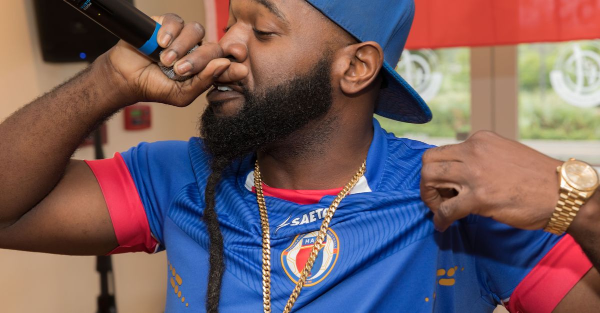 Bearded Rapper with Microphone · Free Stock Photo