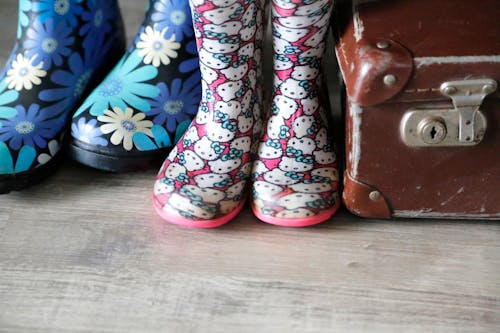 A Hello Kitty Rain Boots