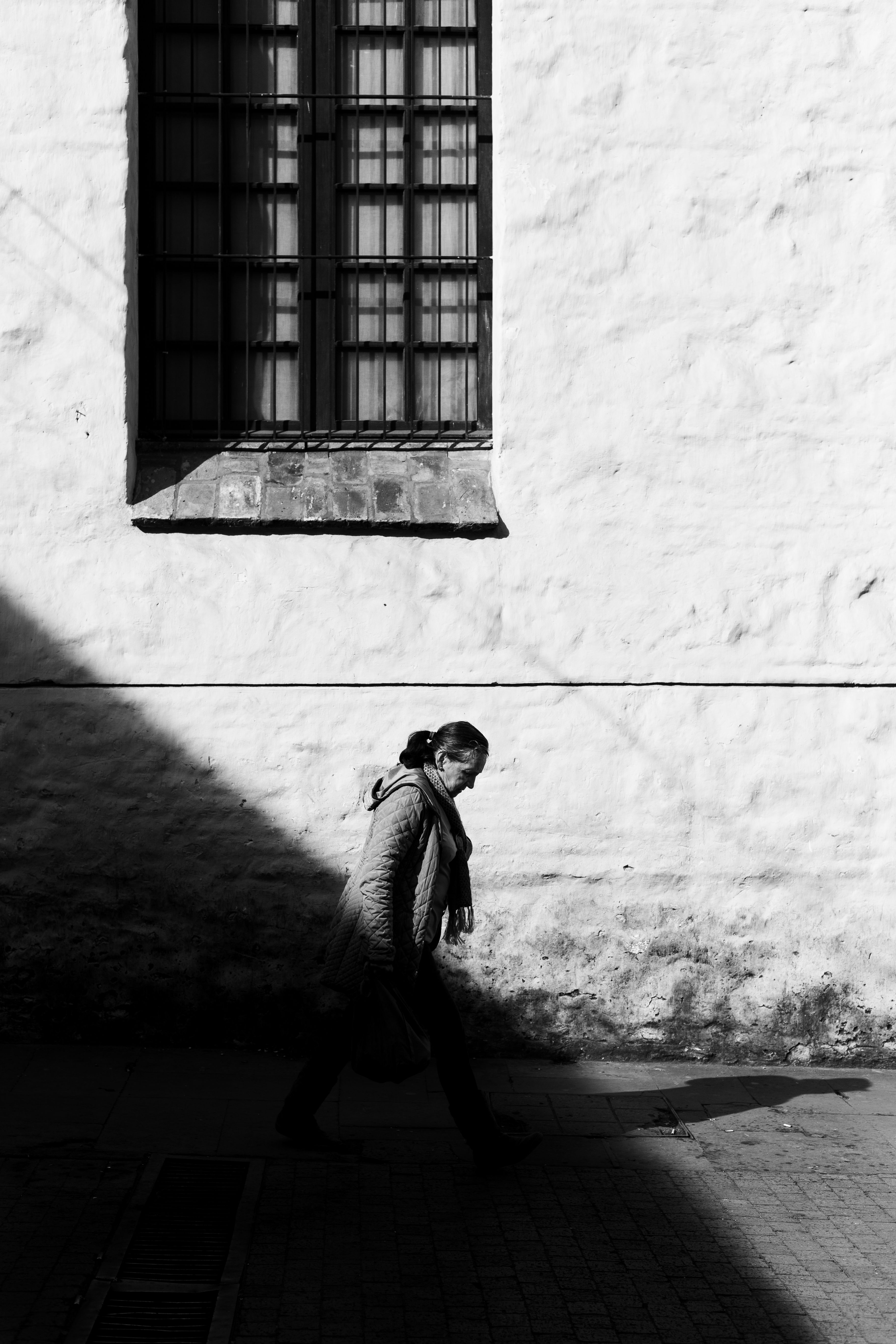 A Woman Walking Outside · Free Stock Photo
