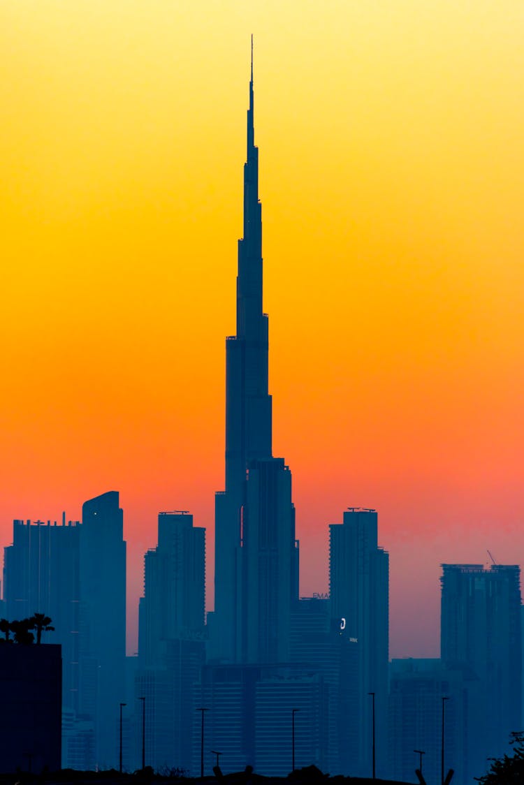 Burj Khalifa In Silhouette Photo