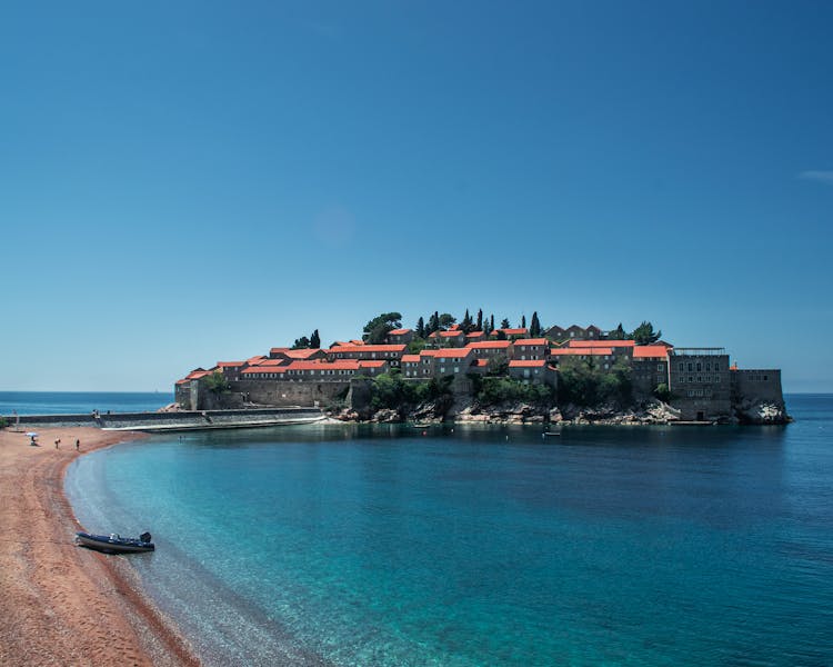 Sveti Stefan Beanch In Montenegro