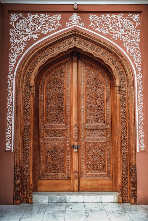 Ornaments on Wooden Doors