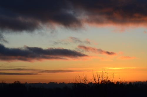 Sunset Sky with Cloud