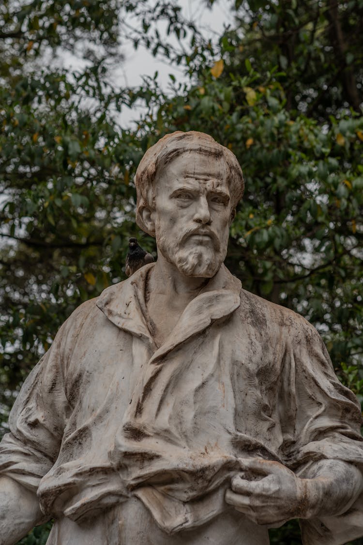 Statue Of Bartolomeu Bueno Da Silva In Parque Trianon, Sao Paulo