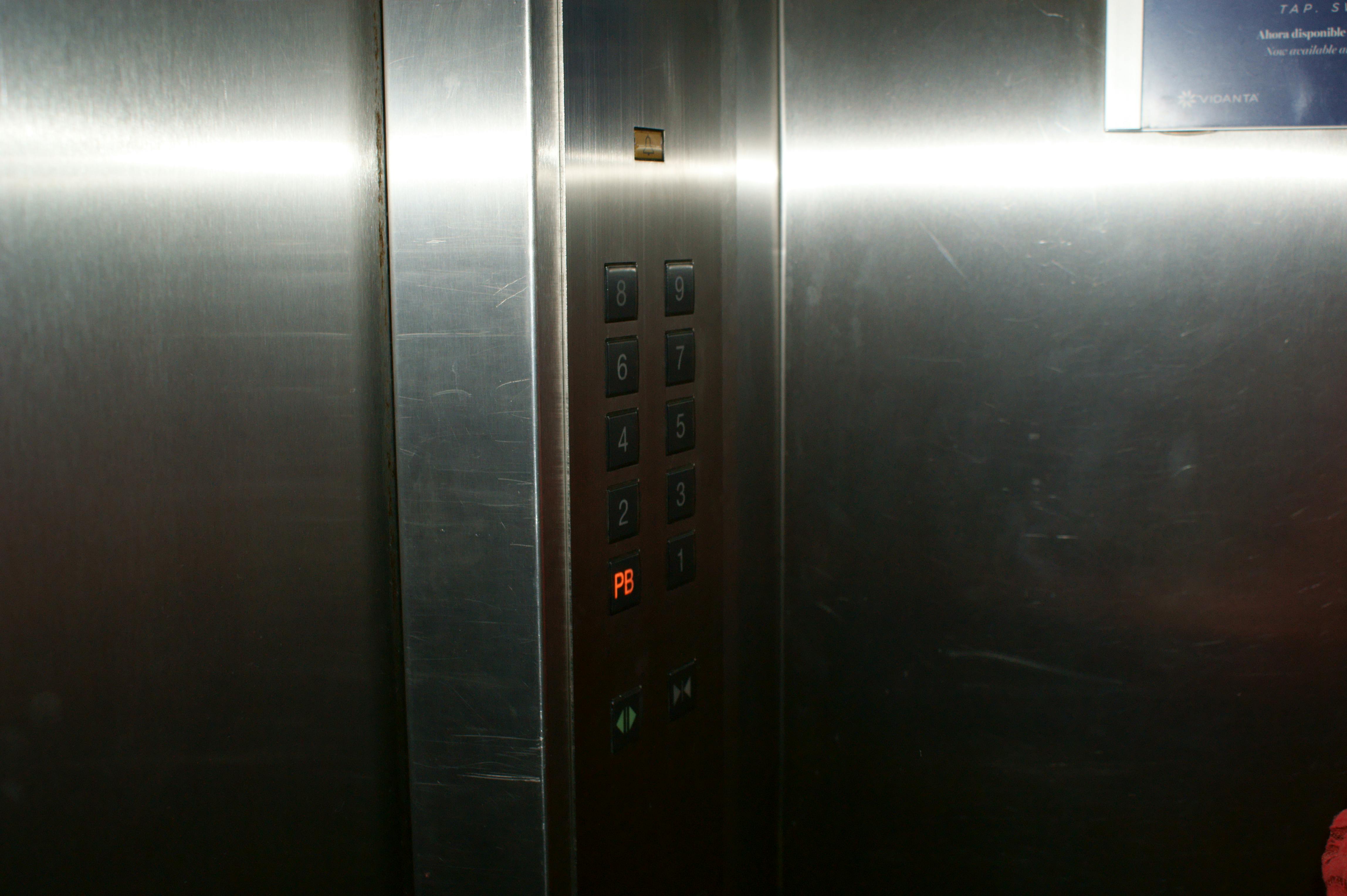 Free stock photo of buttons, elevator, stainless steel