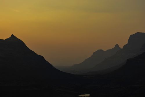 Free stock photo of chandawd, evening, evening sky Stock Photo