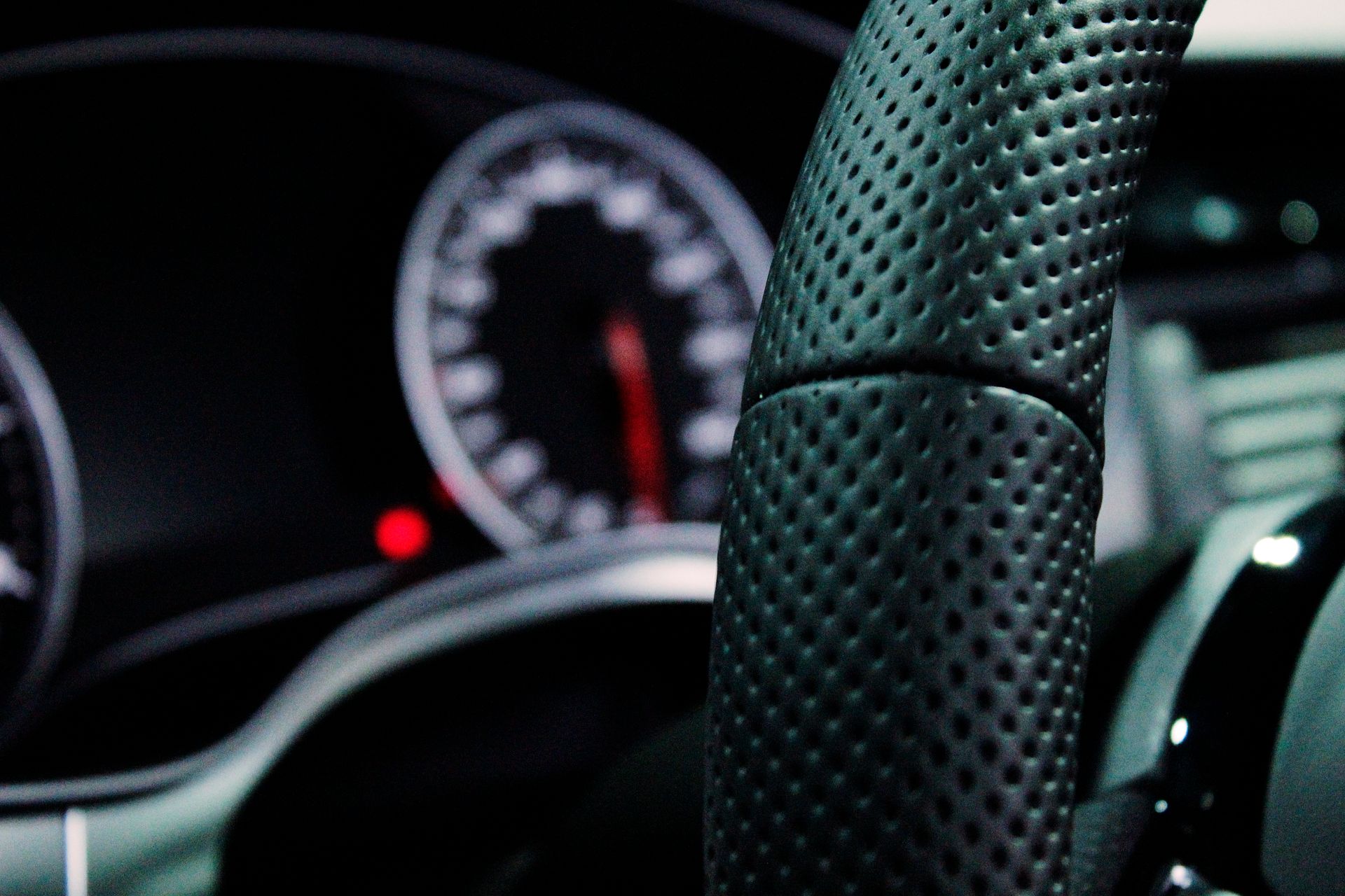 Shallow Depth of Field Photo of Steering Wheel