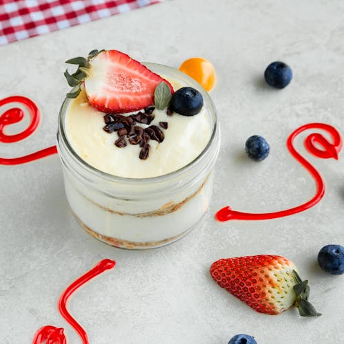 Dessert on a Glass Jar