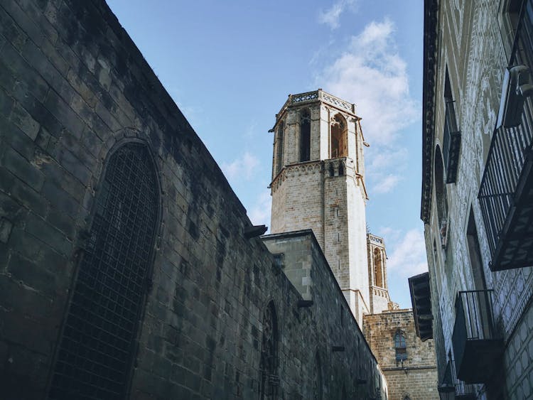 Church Tower In Town