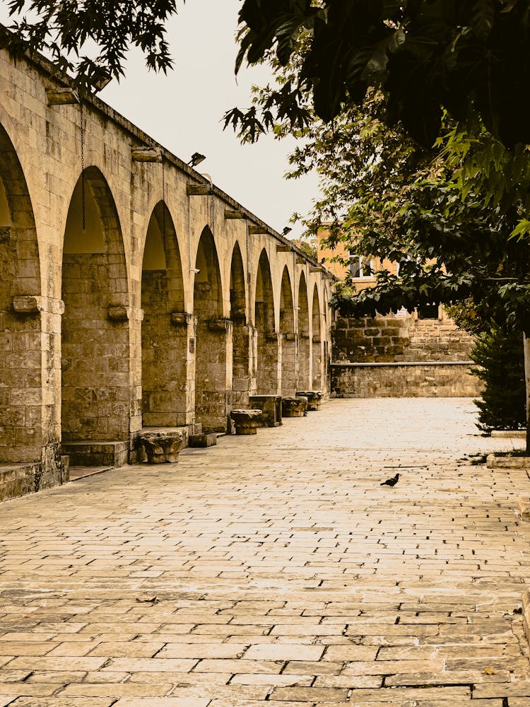 Photo Of A Bridge And Cobblestones