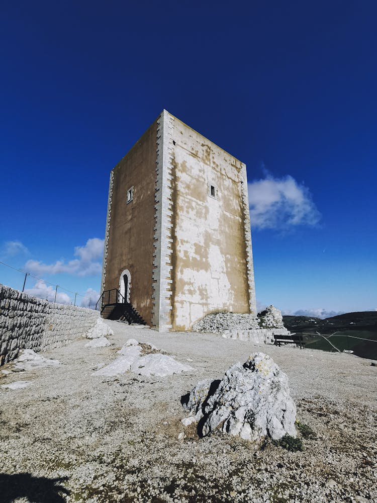 Medieval Tower In Mountains