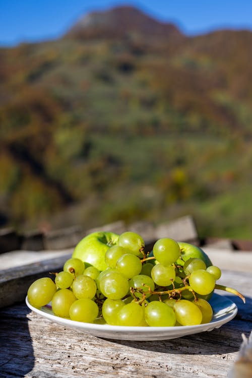 Kostnadsfri bild av färsk, frukt, gröna druvor