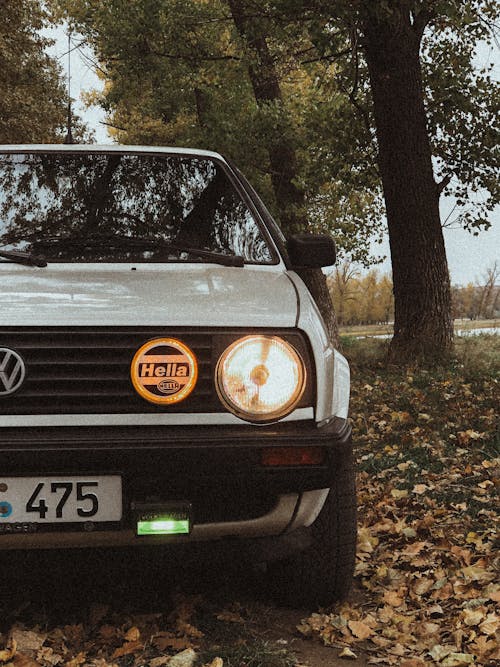 Gratis lagerfoto af bil, forlygte, golf mk2