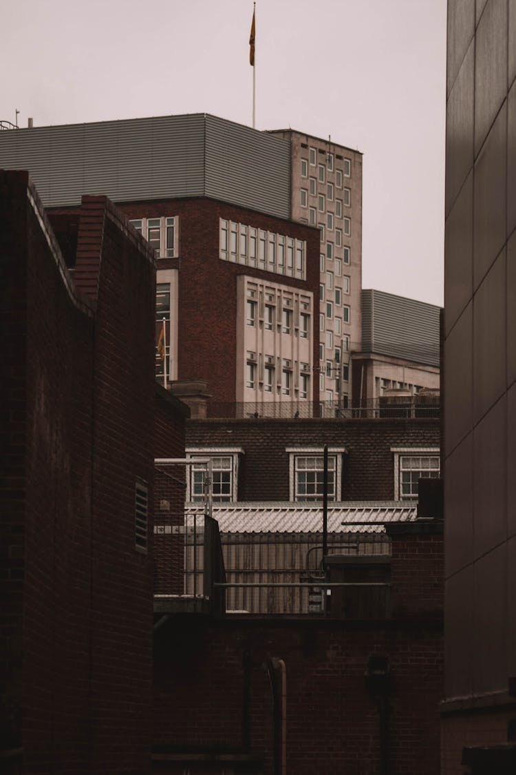 City Buildings On Sky Background